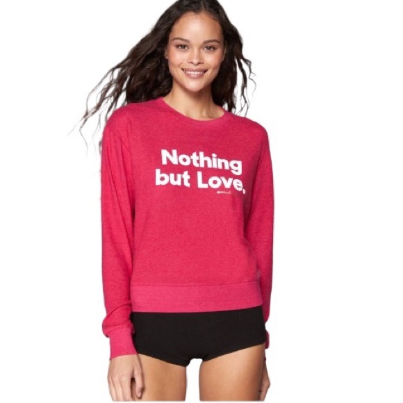Spiritual Gangster Sweaters - Spiritual Gangster Nothing But Love Crewneck Savasana Pink medium NWT